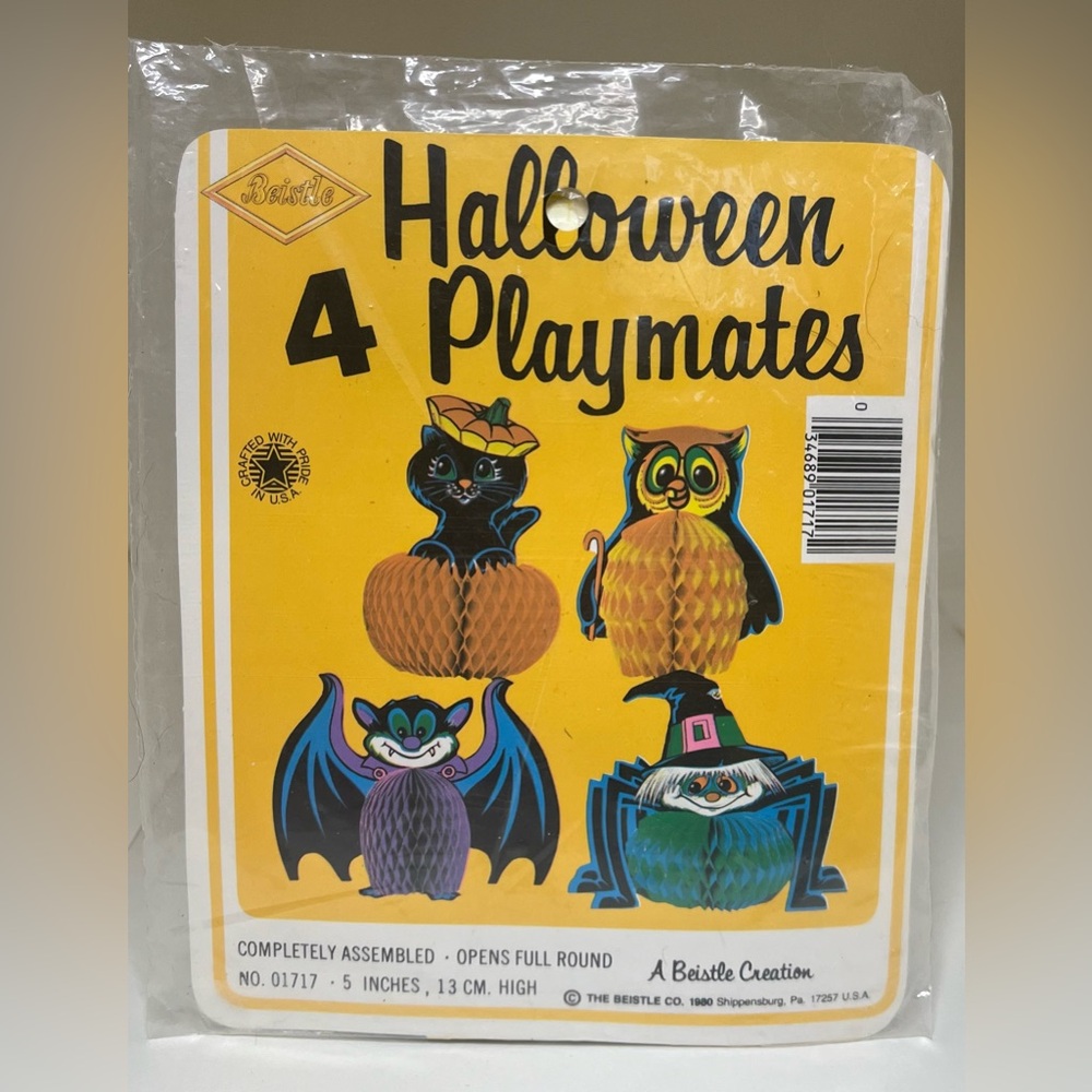 Vintage Beistle Halloween Playmates 70s
